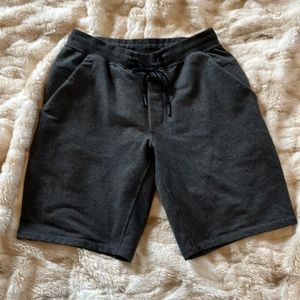 COPY - Men’s Lululemon medium sweatshorts. Charcoal grey.